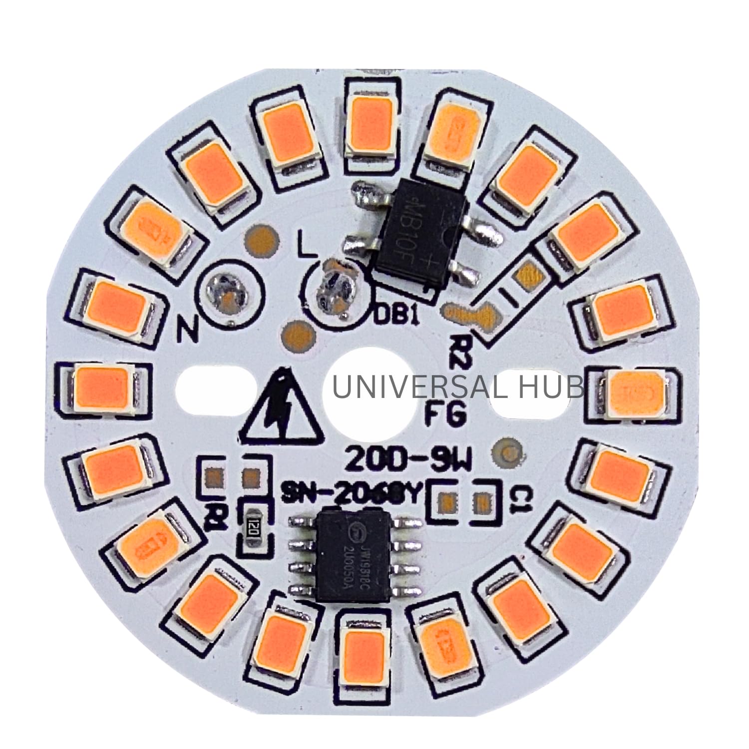 UNIVERSAL HUB 9w DOB 10PCS Pink Led Light High Brightness Direct On Board - Image 2