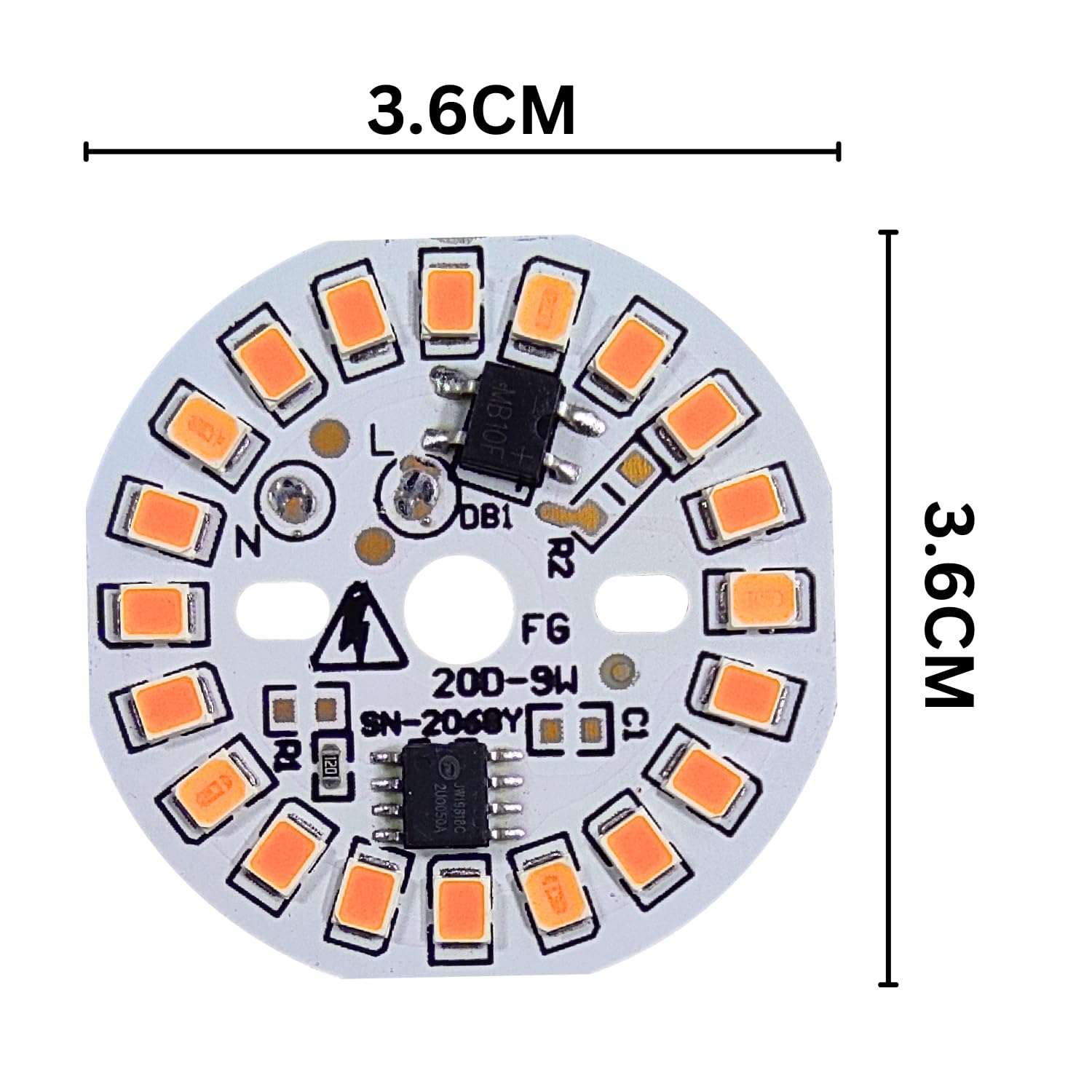 UNIVERSAL HUB 9w DOB 10PCS Pink Led Light High Brightness Direct On Board - Image 3