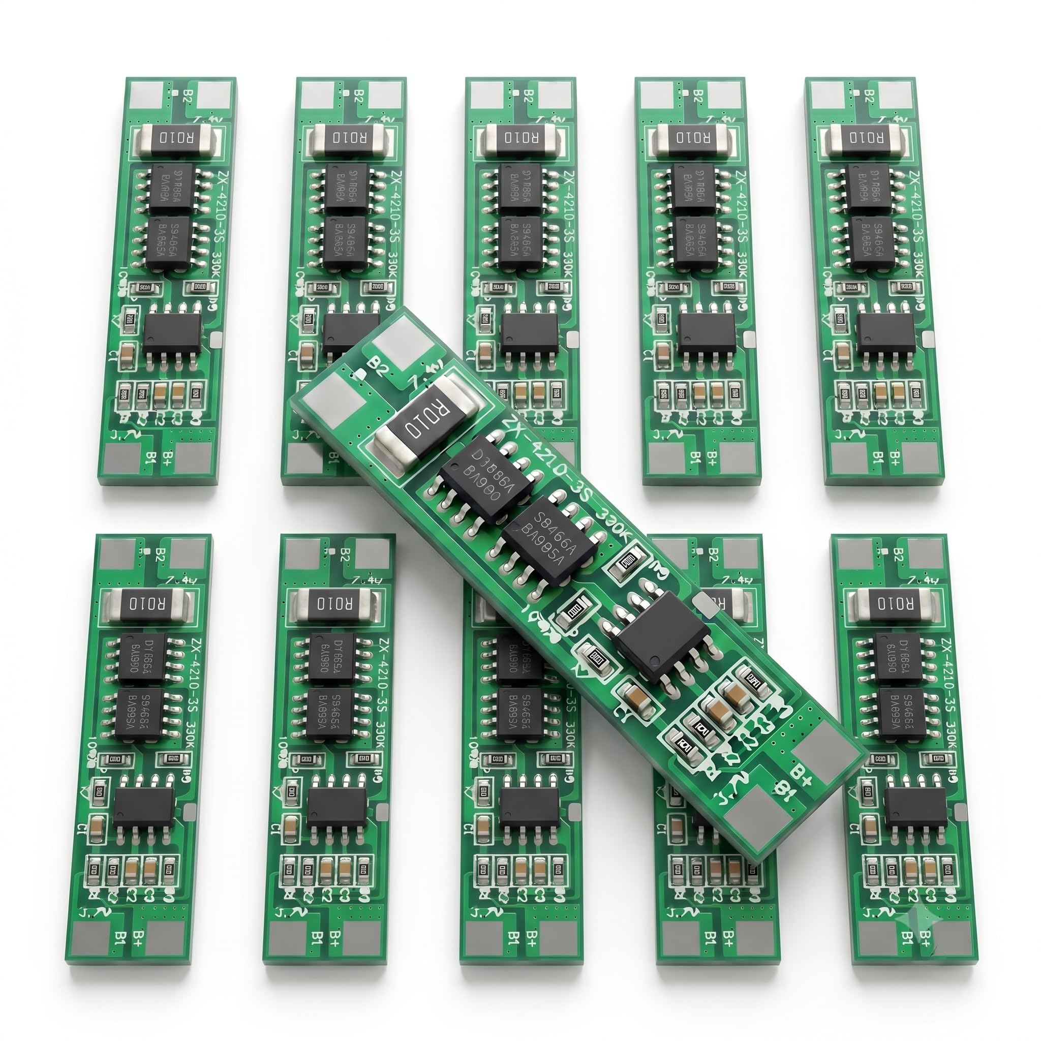 Universal Hub Pack of 10 3S 5A 18650 Li-ion Battery Charger BMS Module
