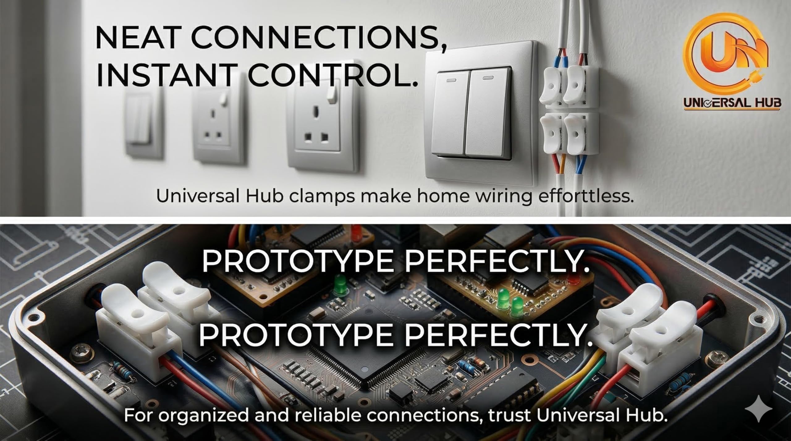 Universal Hub 100 Pcs Cable Connector Clamp Spring Connector Terminal Block FOR Wire LED Strip Light Wire Connecting - Image 8